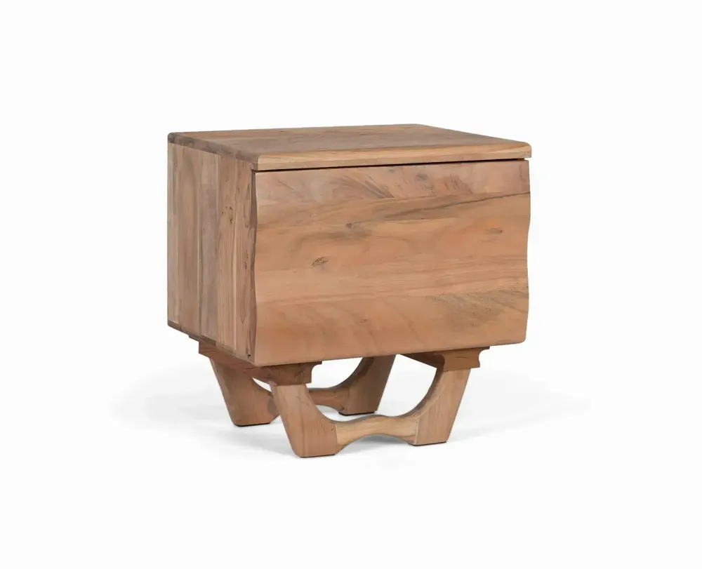 Tables de nuit - Table de chevet en bois d'acacia massif - GINER Y COLOMER