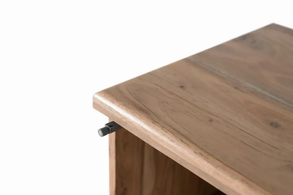 Tables de nuit - Table de chevet en bois d'acacia massif - GINER Y COLOMER