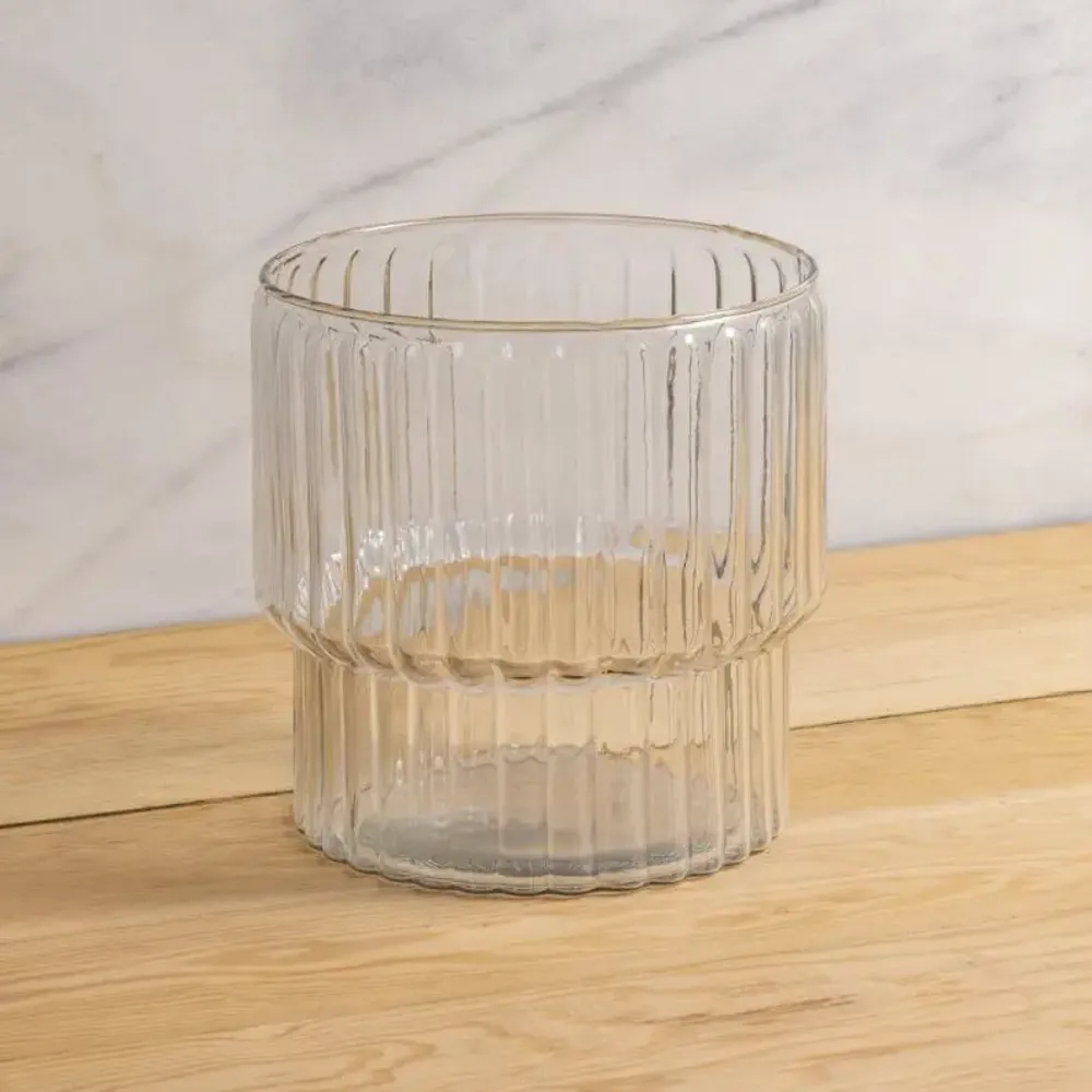 Verres - Verres et carafes nervurés - BE HOME