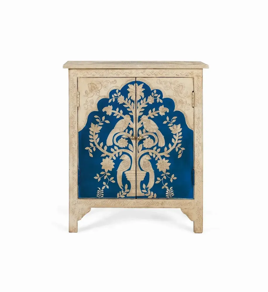 Commodes - Meuble d'appoint en bois de manguier et peint à la main - GINER Y COLOMER
