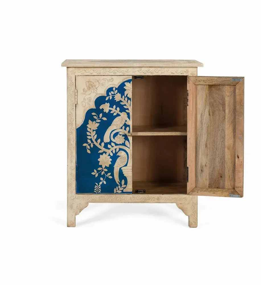 Commodes - Meuble d'appoint en bois de manguier et peint à la main - GINER Y COLOMER