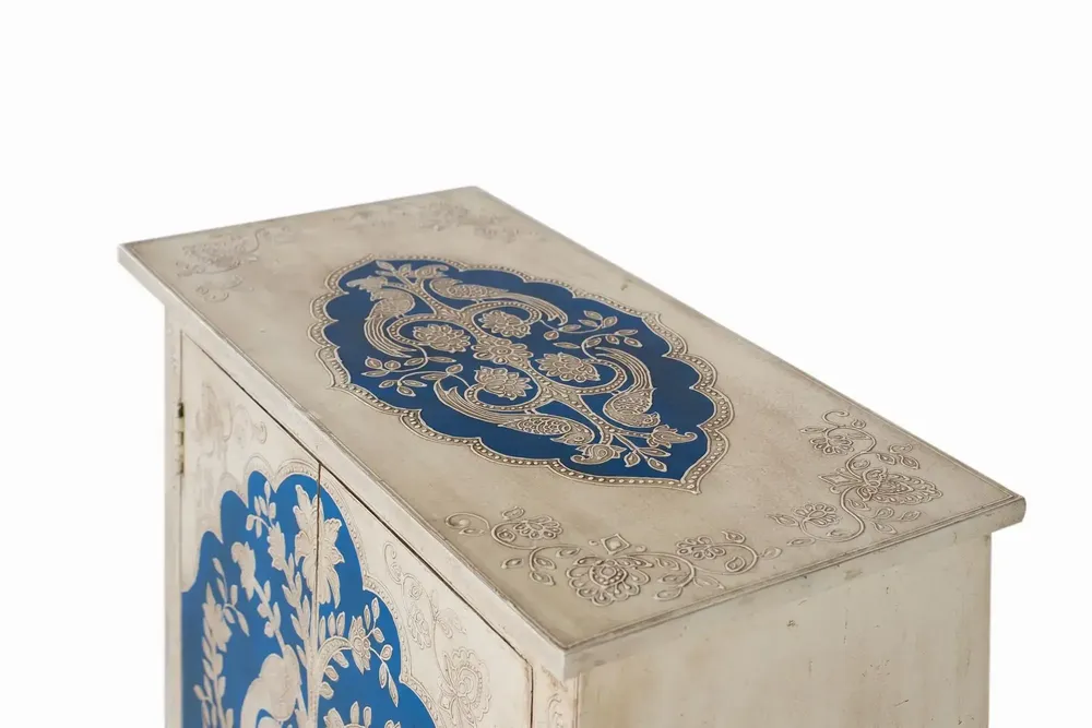Commodes - Meuble d'appoint en bois de manguier et peint à la main - GINER Y COLOMER