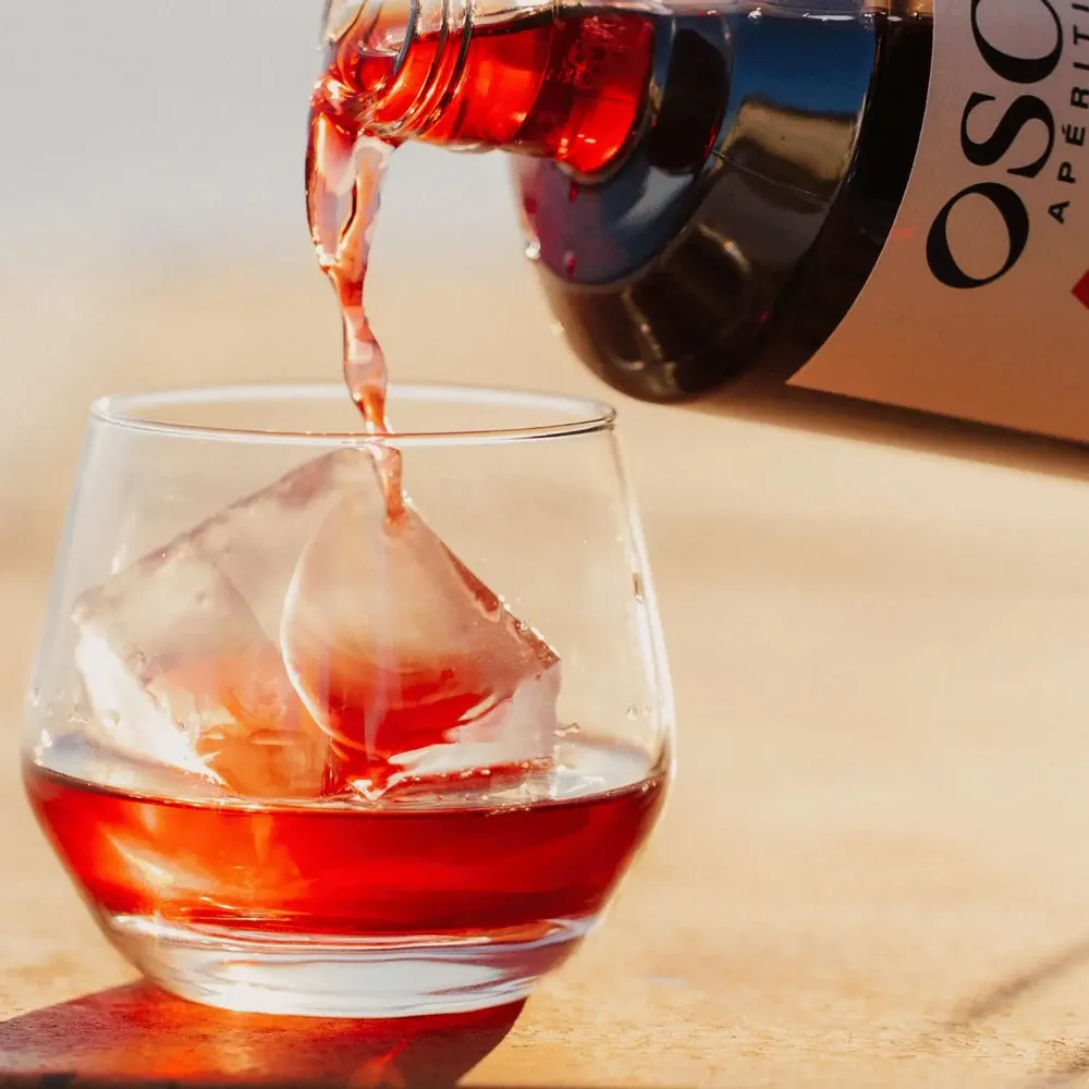 Épicerie fine - OSCO Le Rouge Ardent apéritif sans alcool bio et français -0% -70 cl - OSCO - APERITIFS SANS ALCOOL