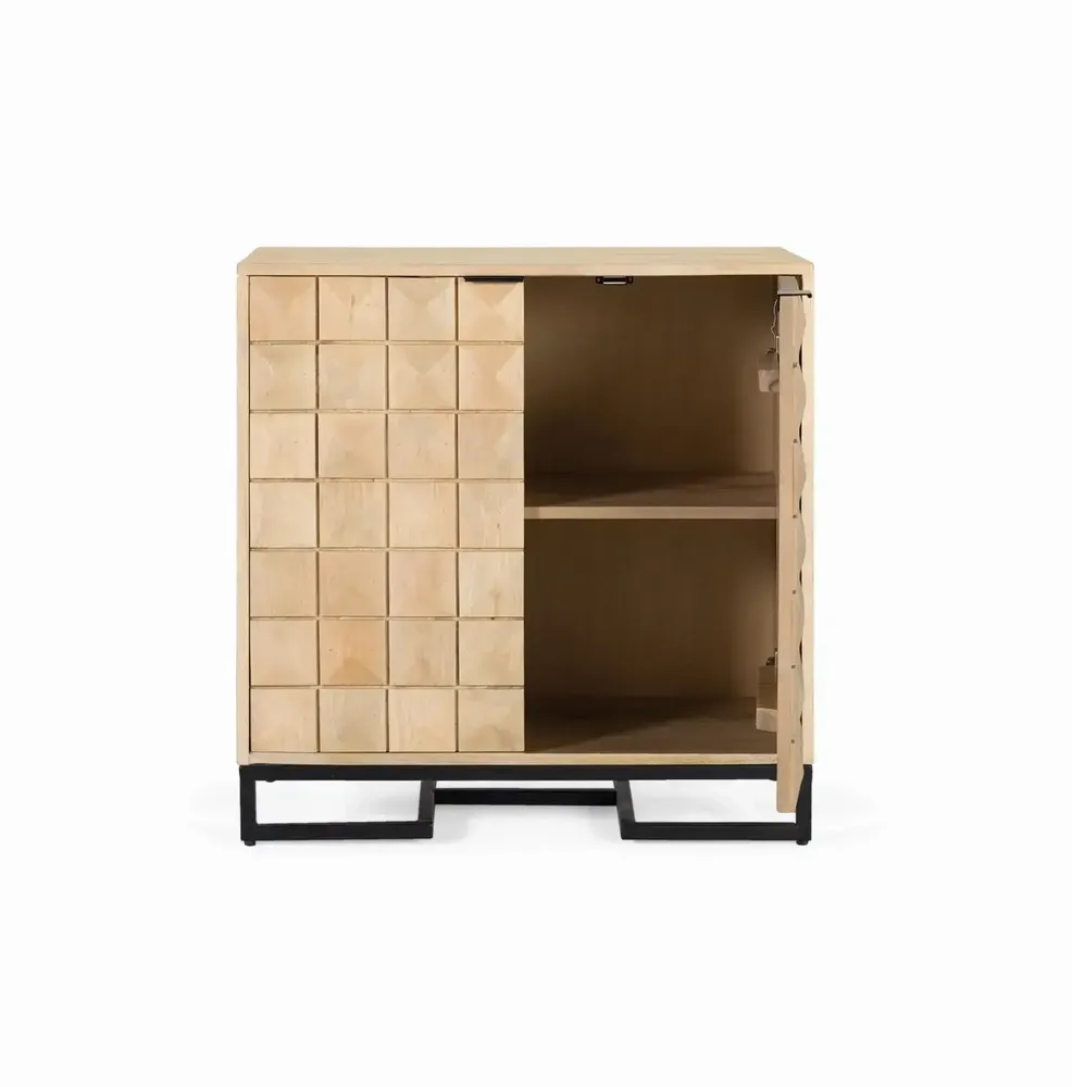 Buffets - Buffet artisanal en bois de manguier avec veinage naturel - GINER Y COLOMER