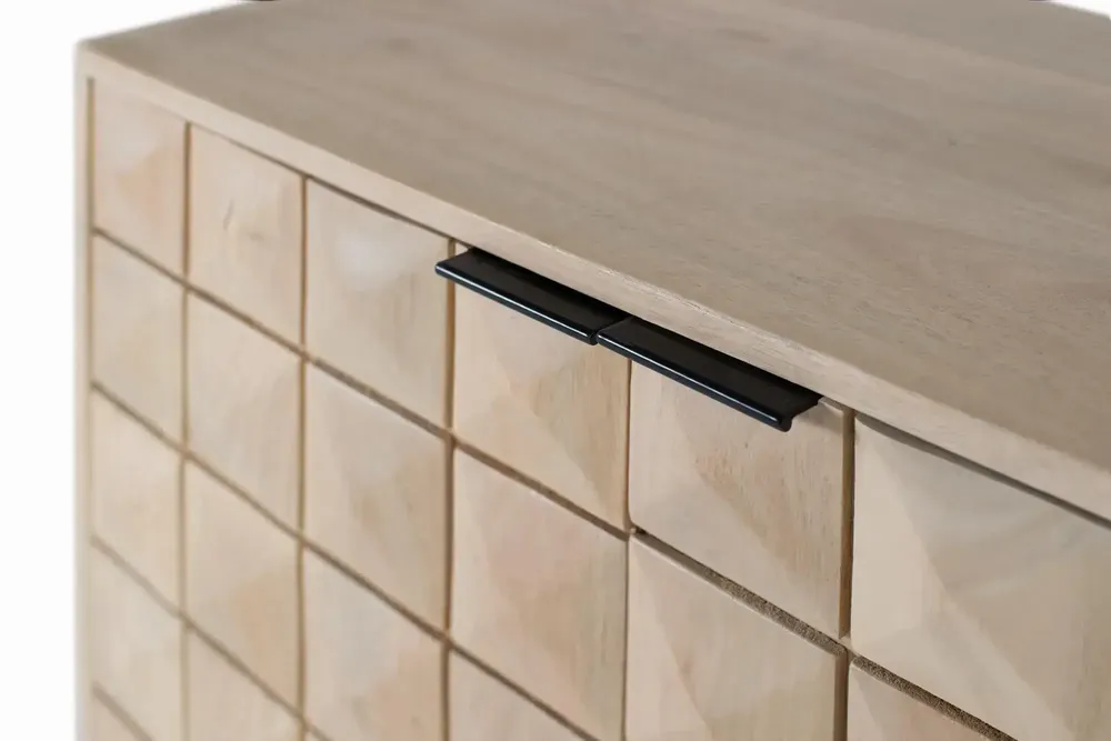 Buffets - Buffet artisanal en bois de manguier avec veinage naturel - GINER Y COLOMER