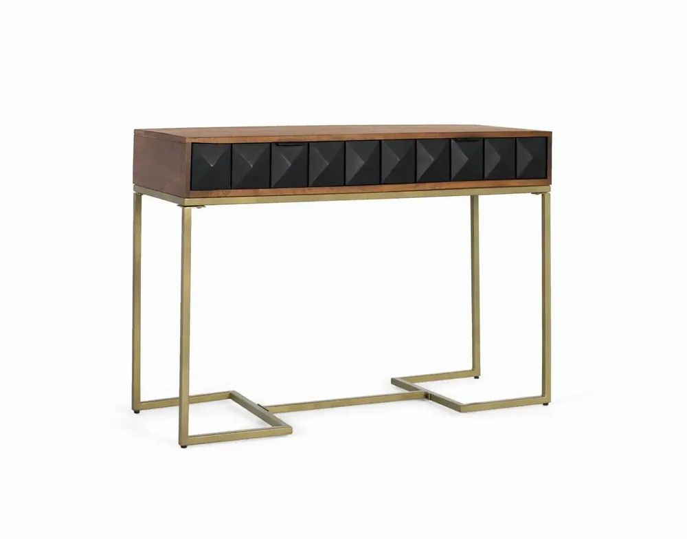 Consoles - Console en bois de manguier et structure en fer - GINER Y COLOMER