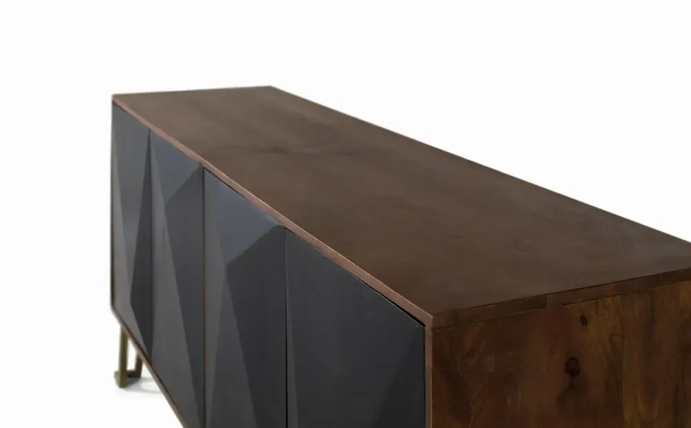 Sideboards - Four-door sideboard in mango wood 180 cm - GINER Y COLOMER