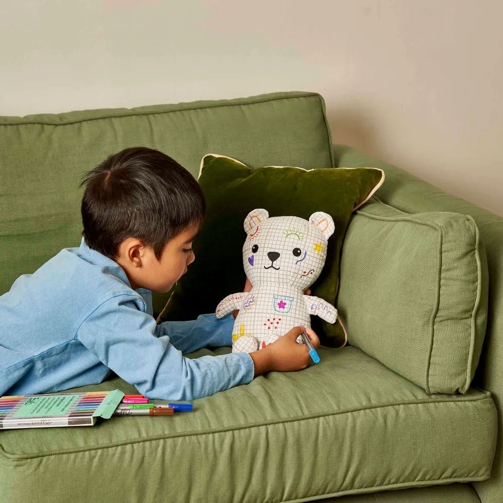 Soft toy - Artie Bear™: colour your own bear - EATSLEEPDOODLE