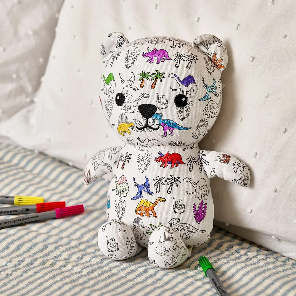 Soft toy - Artie Bear™: colour your own bear - EATSLEEPDOODLE