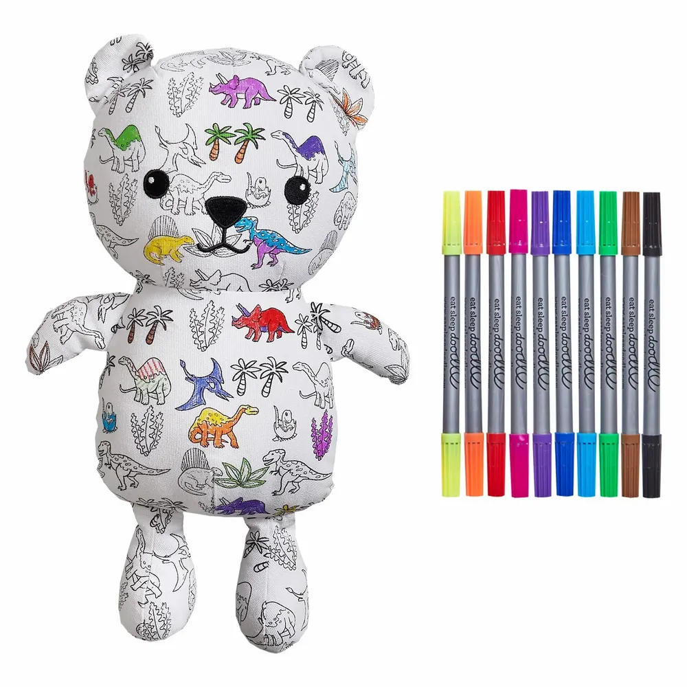 Soft toy - Artie Bear™: colour your own bear - EATSLEEPDOODLE