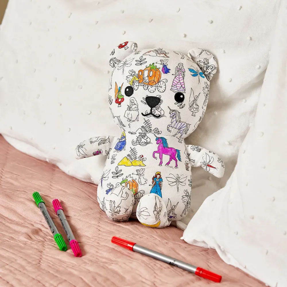 Soft toy - Artie Bear™: colour your own bear - EATSLEEPDOODLE