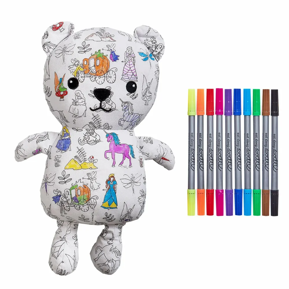 Soft toy - Artie Bear™: colour your own bear - EATSLEEPDOODLE