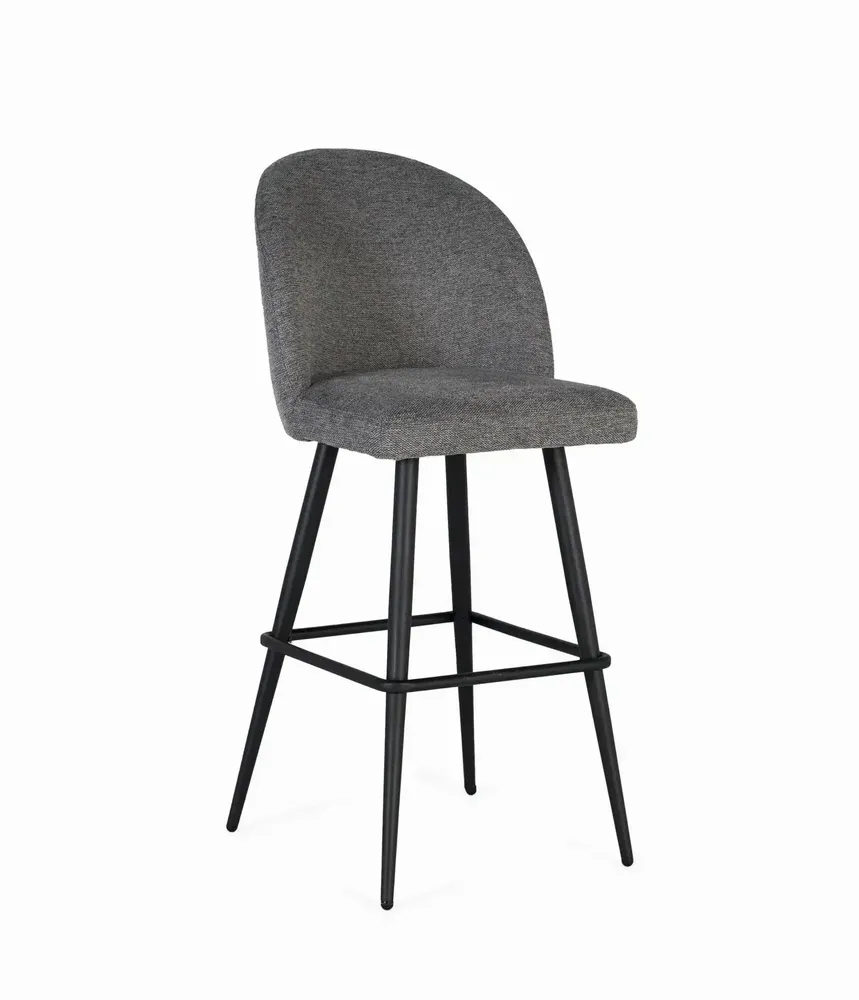 Tabourets - Lot de 2 tabourets recouverts de tissu et rembourrés - GINER Y COLOMER