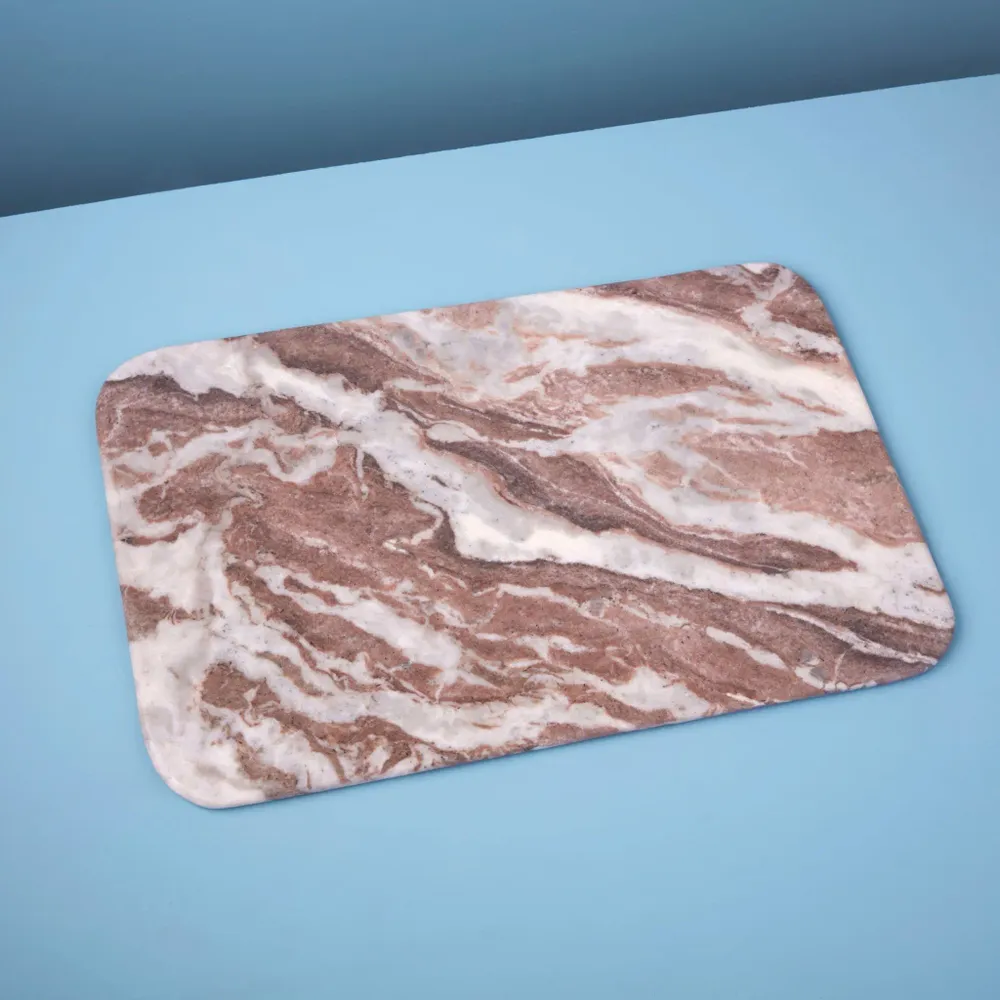 Assiettes de réception - Planches en marbre waterfall - BE HOME