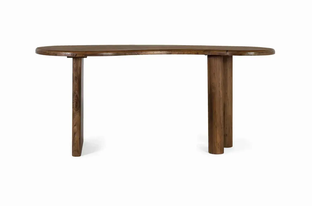 Tables Salle à Manger - Table à manger de style rustique en bois de teck - GINER Y COLOMER