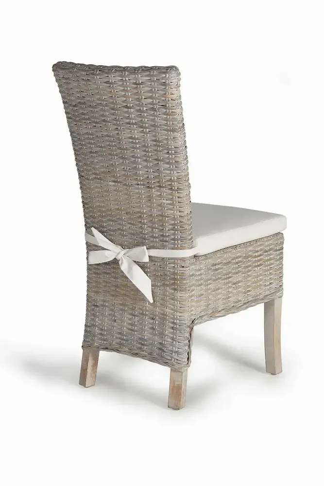 Chaises - Lot de 2 chaises en rotin avec coussin inclus - GINER Y COLOMER
