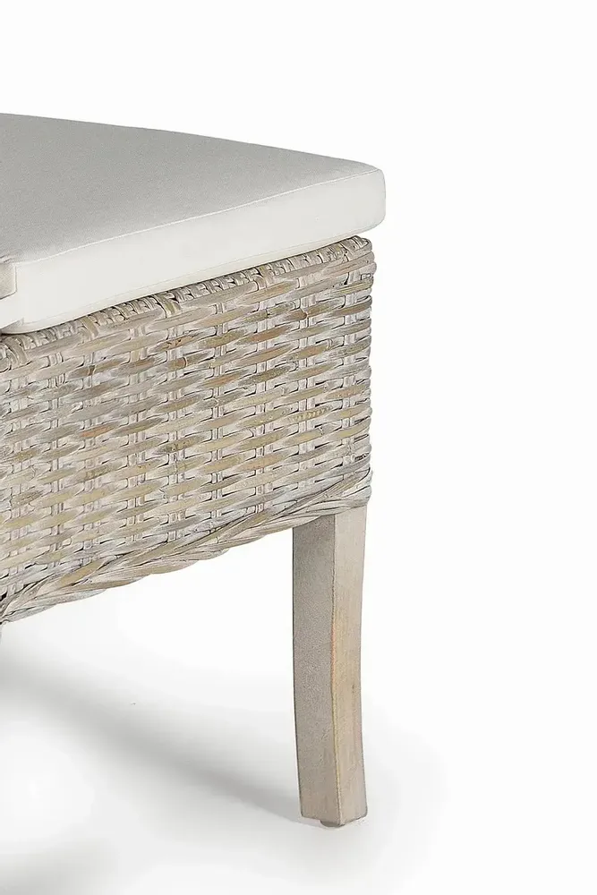 Chaises - Lot de 2 chaises en rotin avec coussin inclus - GINER Y COLOMER