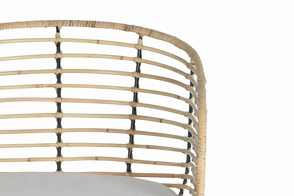 Chaises - Lot de 2 chaises en rotin et métal - GINER Y COLOMER