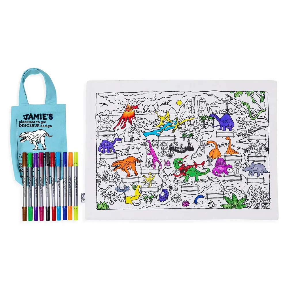 Sets de table - Set de table à colorier portable - EATSLEEPDOODLE