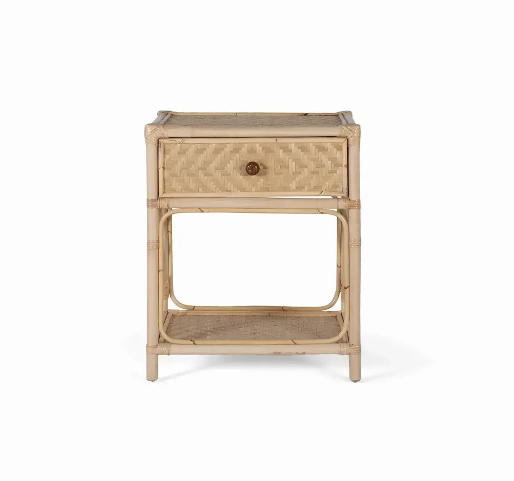 Tables de nuit - Table de chevet en rotin charme naturel - GINER Y COLOMER