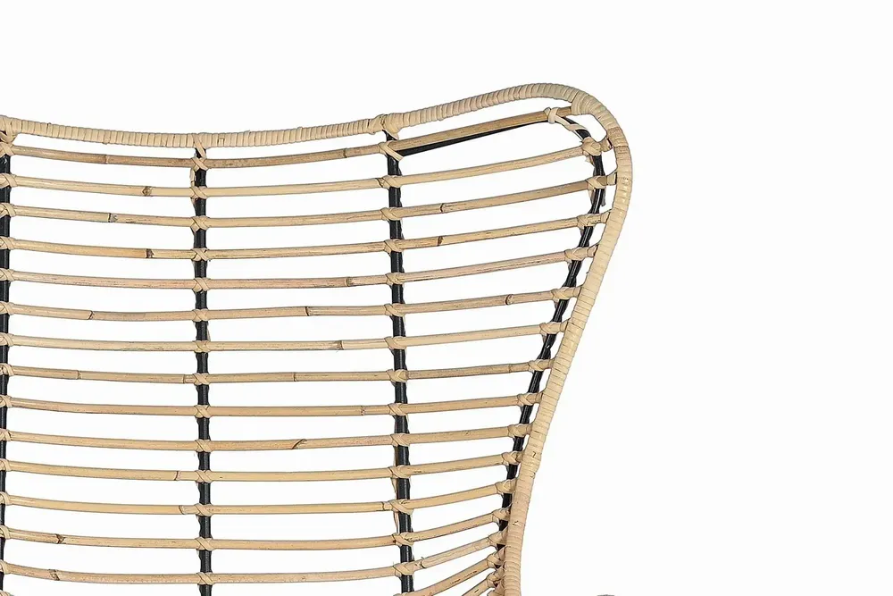 Chairs - Set of 2 rattan and metal chairs - GINER Y COLOMER