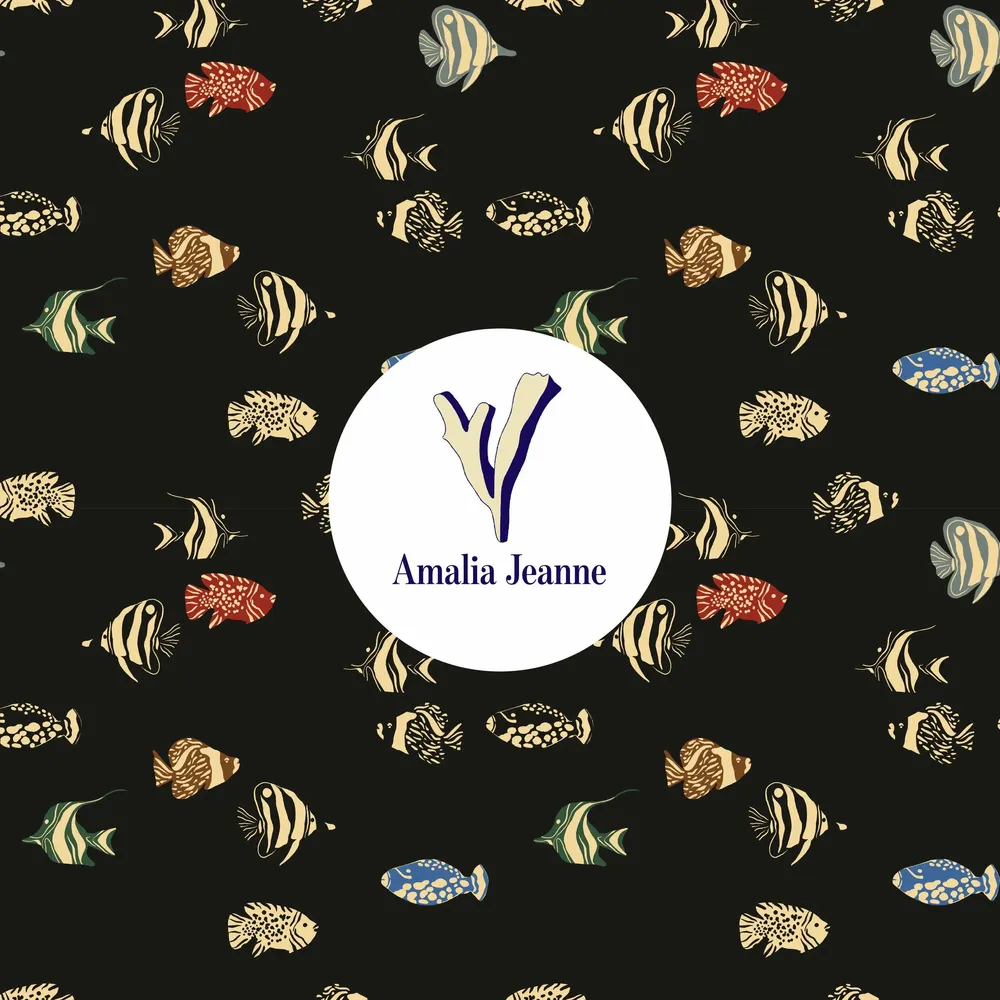 Textile and surface design - Pattern Amalia Jeanne - AMALIA JEANNE