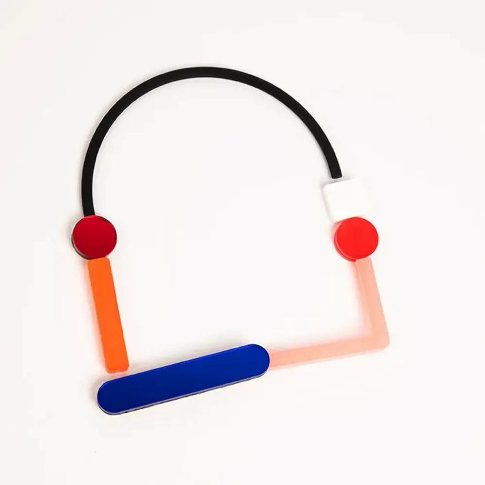 Bijoux - Impulse O Necklace – Abstract, Playful, Artistic - PAMELA COROMOTO