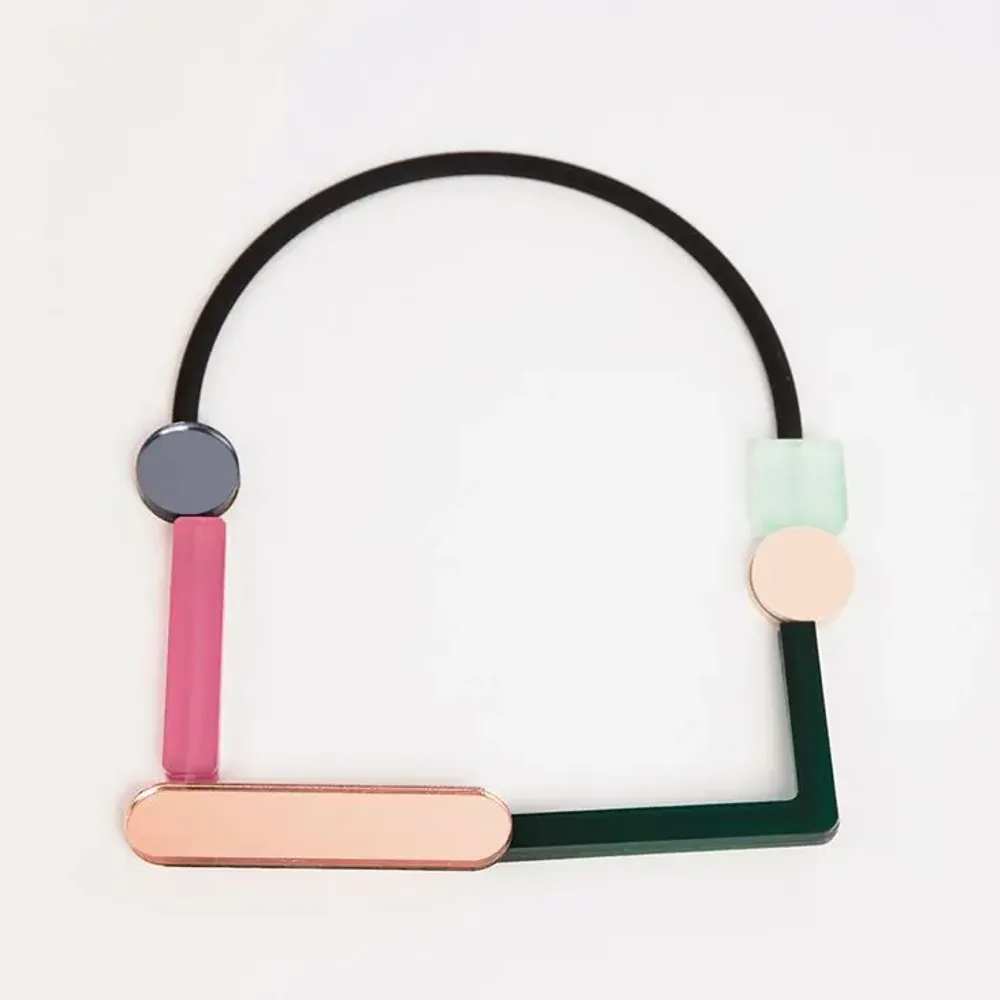 Bijoux - Impulse O Necklace – Abstract, Playful, Artistic - PAMELA COROMOTO