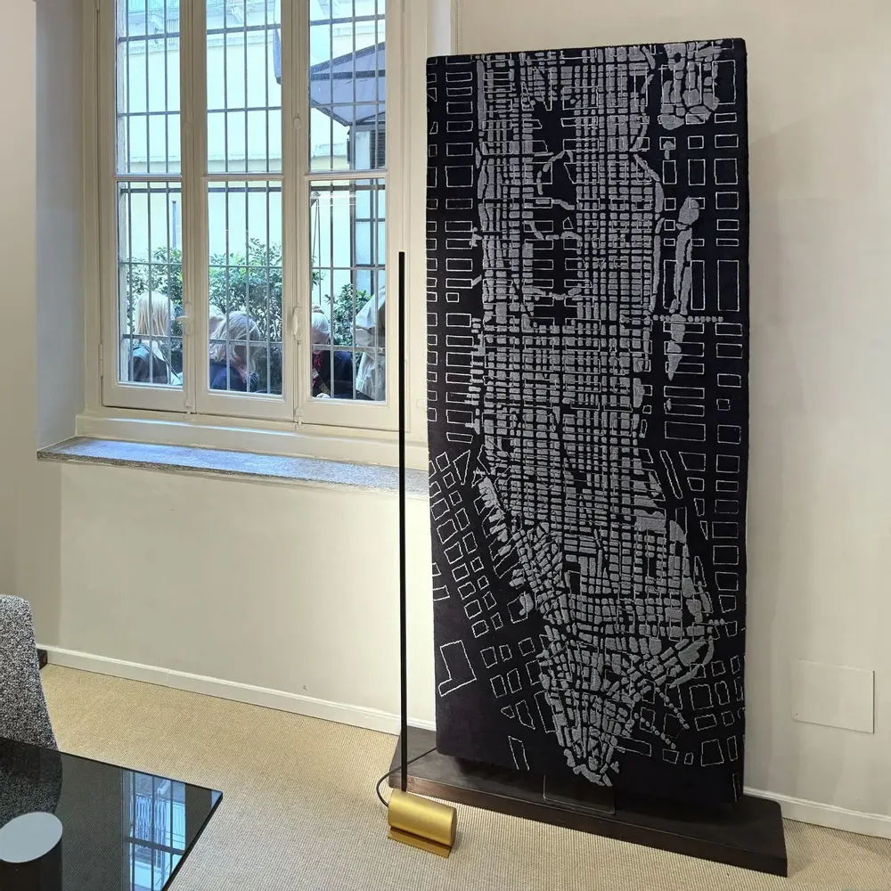 Panels - New York Hand Knotted Wool Rug, Customizable Italian Design - FRANK&FRANK