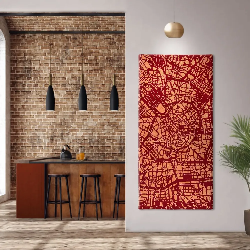 Panneaux séparateurs - Tapis Milan en laine noué à la main, design italien personnalisable - FRANK&FRANK