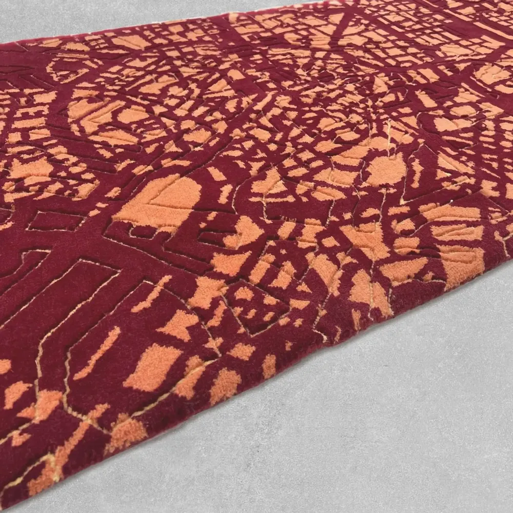 Panneaux séparateurs - Tapis Milan en laine noué à la main, design italien personnalisable - FRANK&FRANK