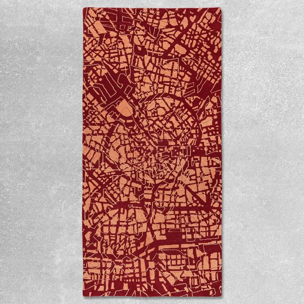 Panneaux séparateurs - Tapis Milan en laine noué à la main, design italien personnalisable - FRANK&FRANK