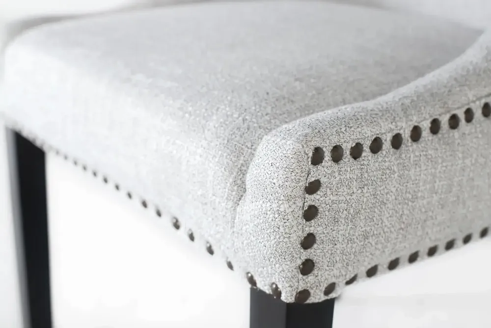 Chaises - Lot de 4 chaises en tissu gris - GINER Y COLOMER