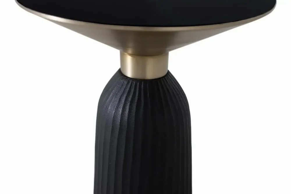 Coffee tables - Coffee table with tempered glass top and metal frame, modern style - GINER Y COLOMER