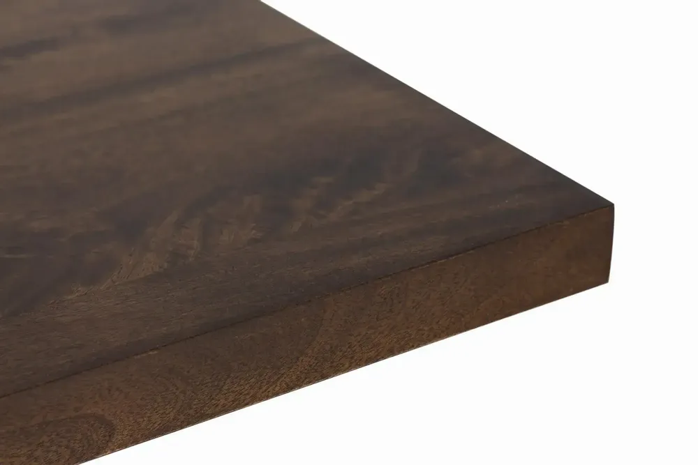 Dining Tables - Mango wood dining table with metal base 200cm - GINER Y COLOMER