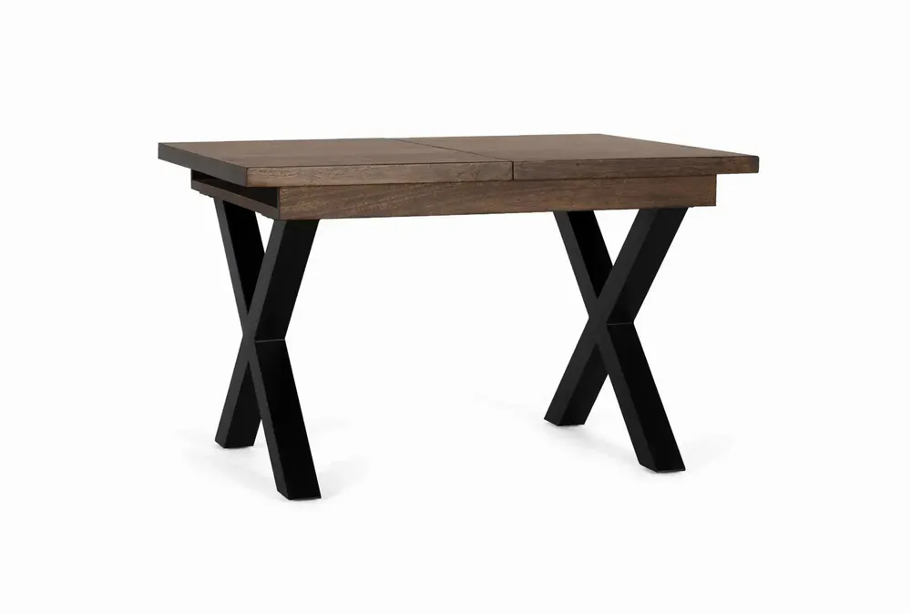 Tables Salle à Manger - Table à manger extensible bois de manguier et pieds métal - GINER Y COLOMER