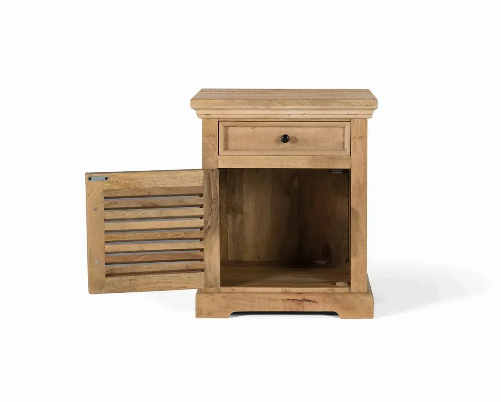 Night tables - Solid mango wood bedside table - GINER Y COLOMER