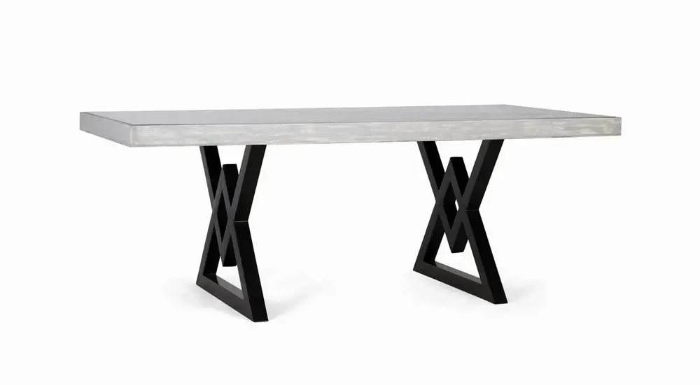 Tables Salle à Manger - Table à manger rectangulaire en bois de manguier 200 cm - GINER Y COLOMER
