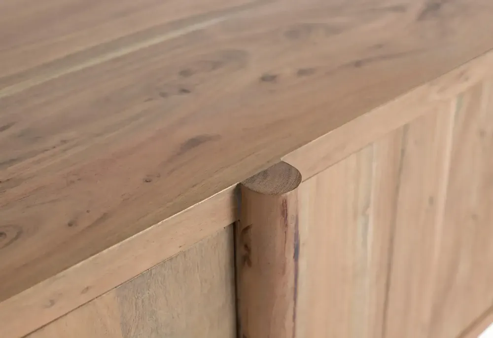 TV stands - Solid acacia wood TV cabinet - GINER Y COLOMER