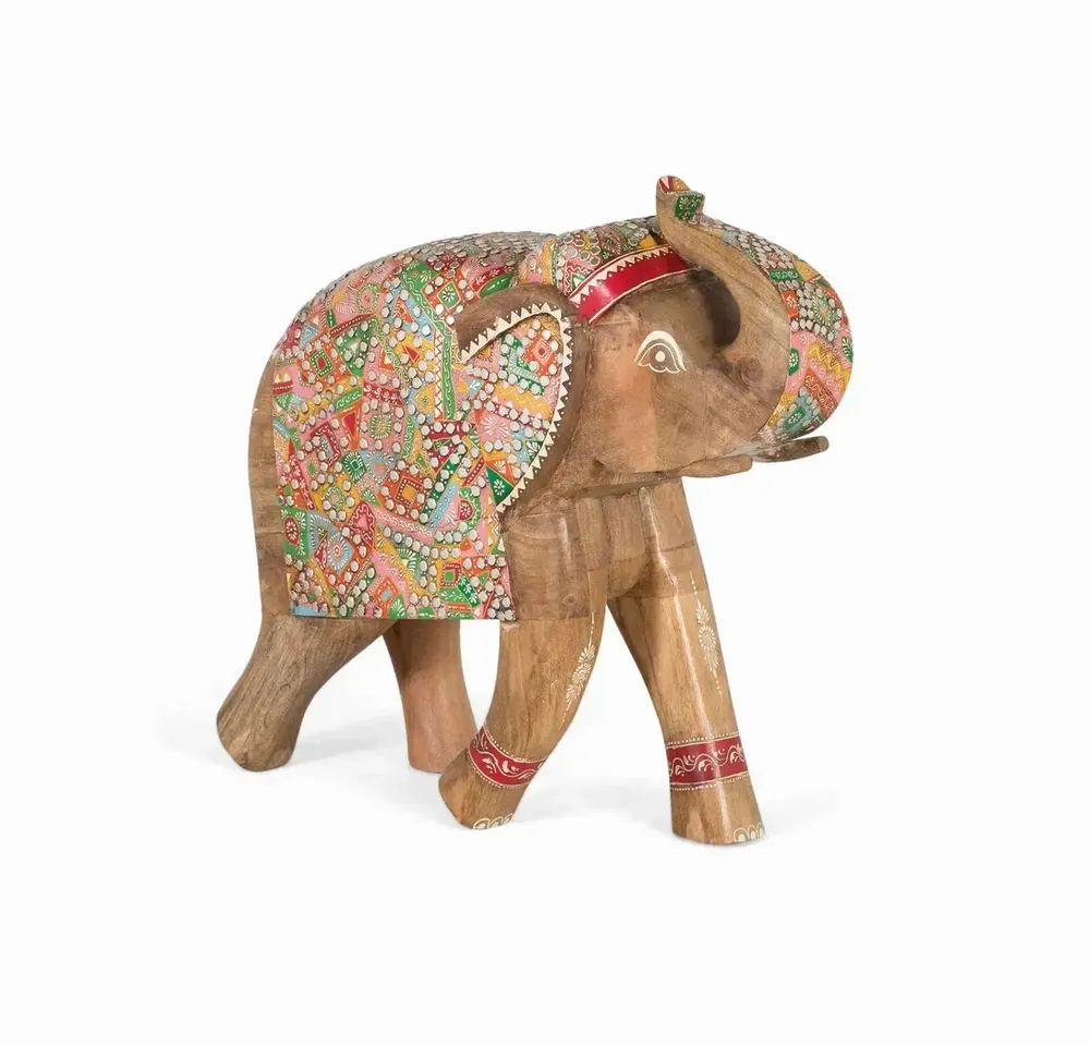 Sculptures, statuettes et miniatures - Figurine décorative en forme d'éléphant, hauteur 65 cm - GINER Y COLOMER