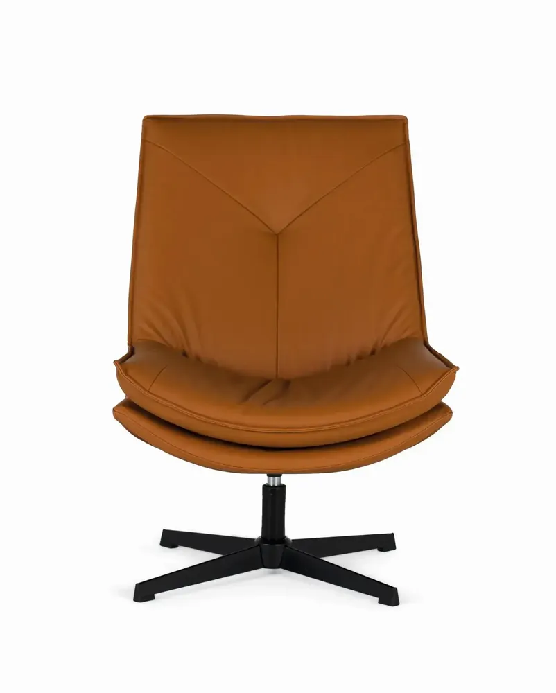 Armchairs - Swivel armchair covered in synthetic leather and padding - GINER Y COLOMER