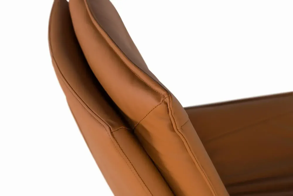 Armchairs - Swivel armchair covered in synthetic leather and padding - GINER Y COLOMER