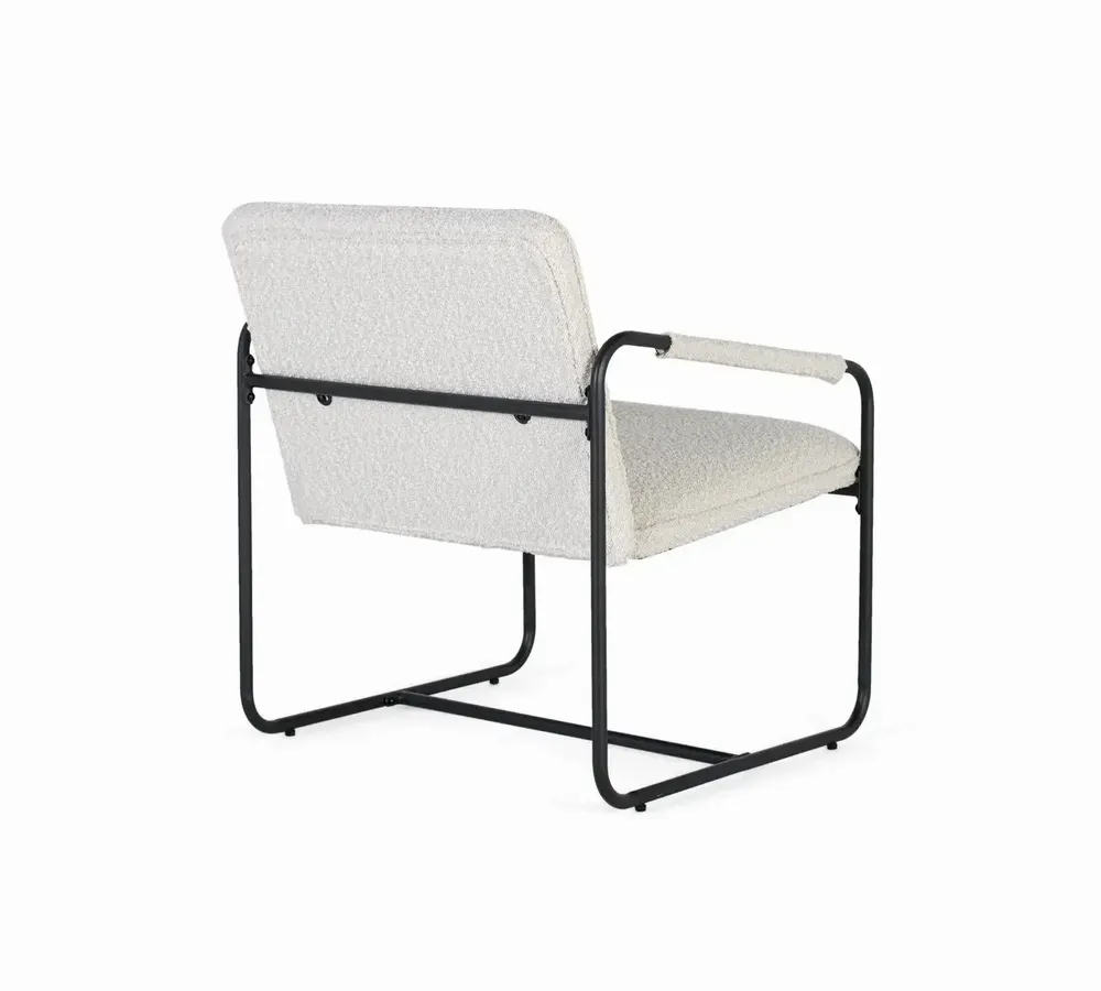 Armchairs - Set of 2 armchairs upholstered in beige and quilted fabric - GINER Y COLOMER