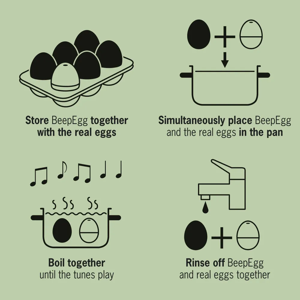 Small household appliances - BeepEgg | Singing floating egg timer - BRAINSTREAM