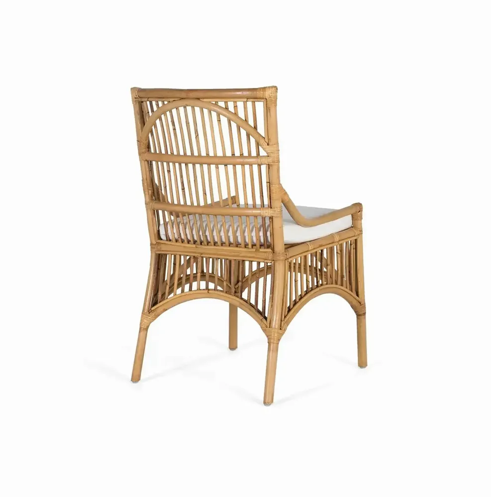 Chairs - Set of 2 rattan chairs with padded cushions - GINER Y COLOMER