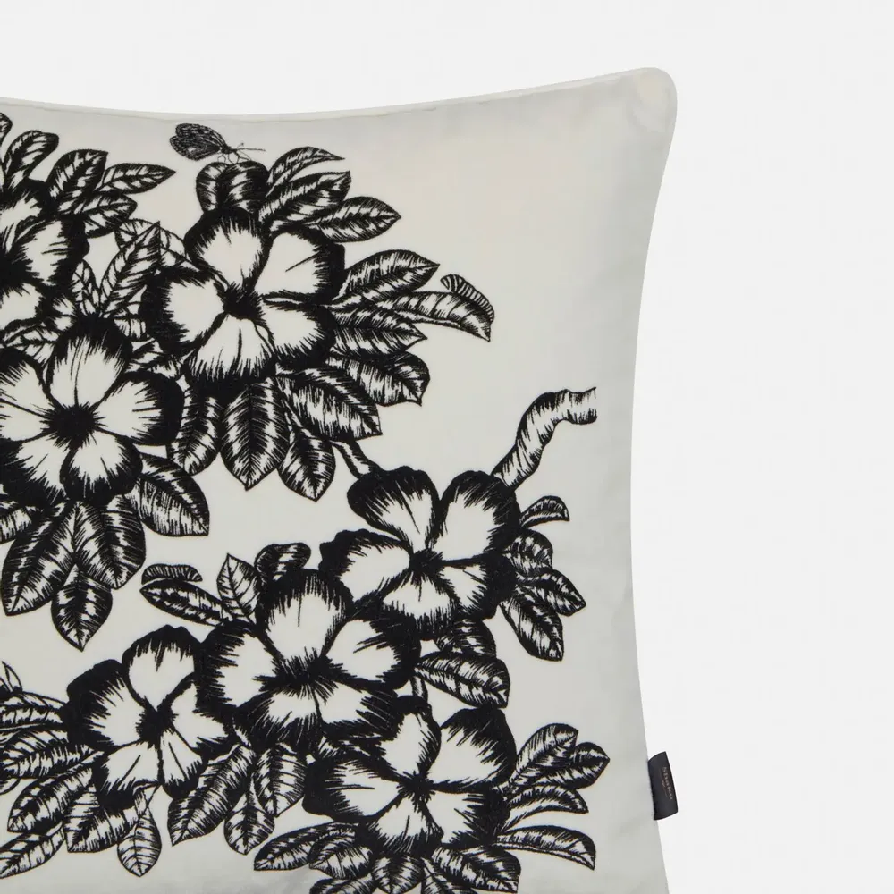 Fabric cushions - 'Lei' Velvet Cushion Cover, 40 x 40cm - SHAKU