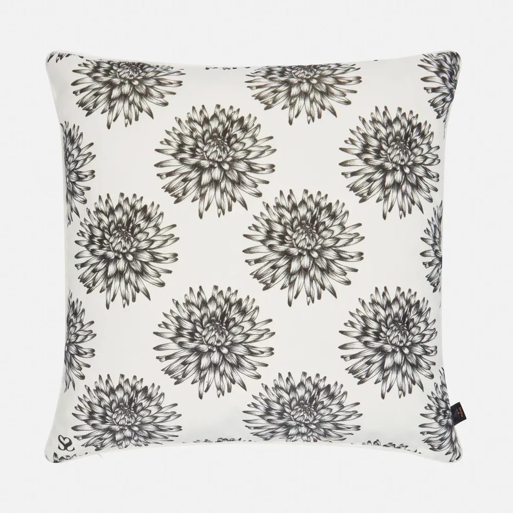 Fabric cushions - 'Dahlia' Velvet Cushion Cover, 60x60cm - SHAKU