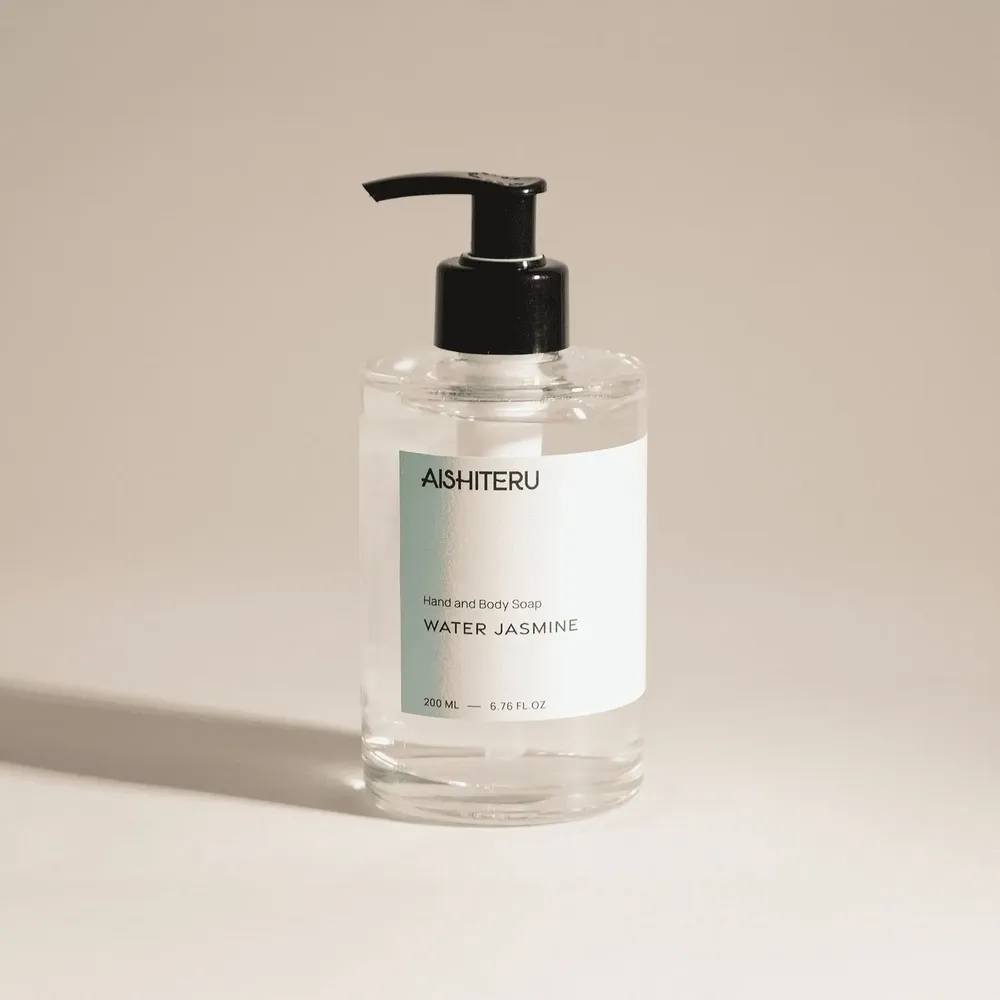 Beauty products - HAND AND BODY SOAP 200 ML — WATER JASMINE - AISHITERU