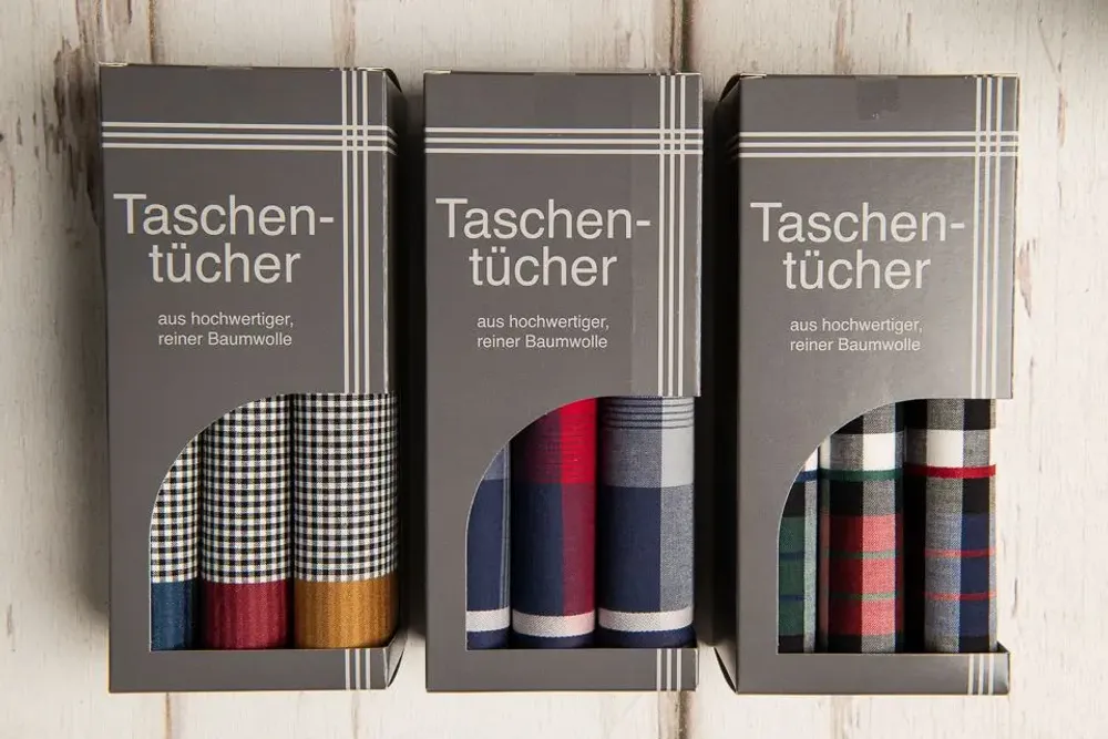 Homewear - "STUCO" men's handkerchiefs - HANDKERCHIEFS « ZOETE »