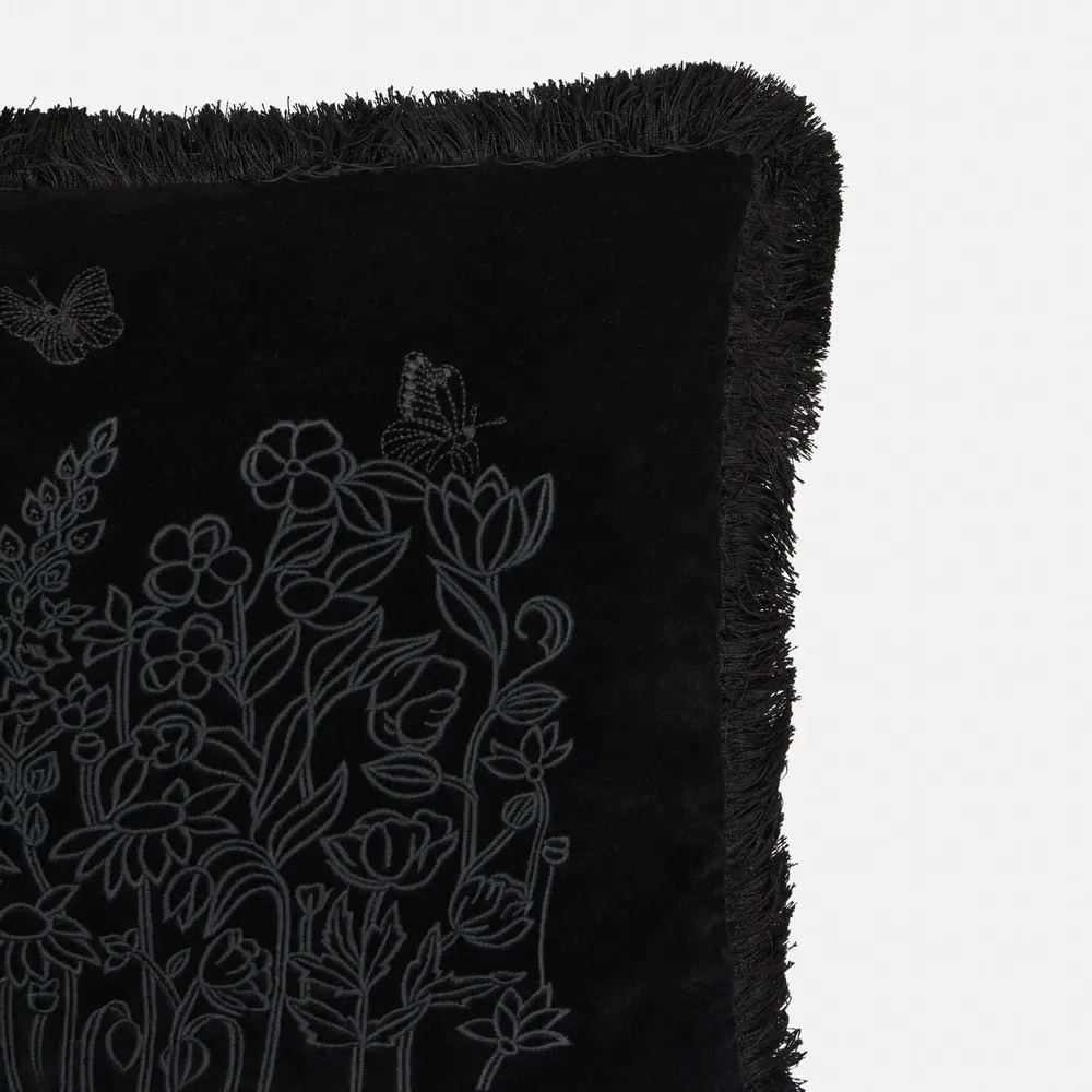 Coussins textile - Coussin brodé « Sweet Vista », 50 x 35 cm - SHAKU